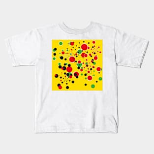 Bright Polka Dots Kids T-Shirt